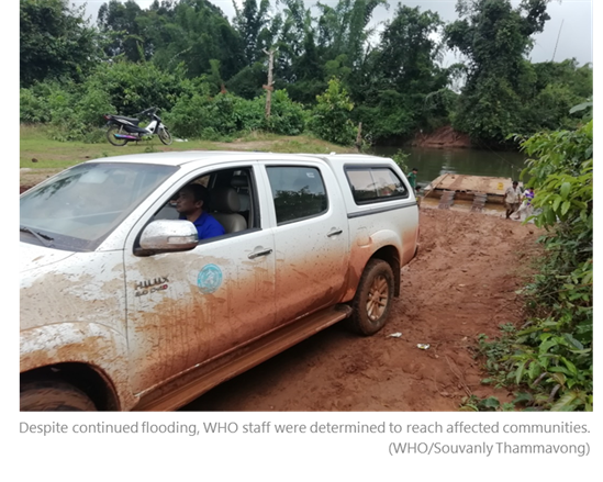 WHO car reaching remote communities WHO car reaching remote communities